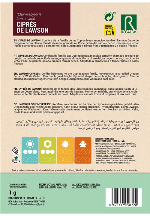 CIPRÉS DE LAWSON