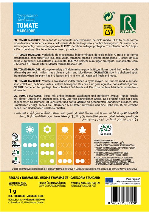 TOMATE MARGLOBE