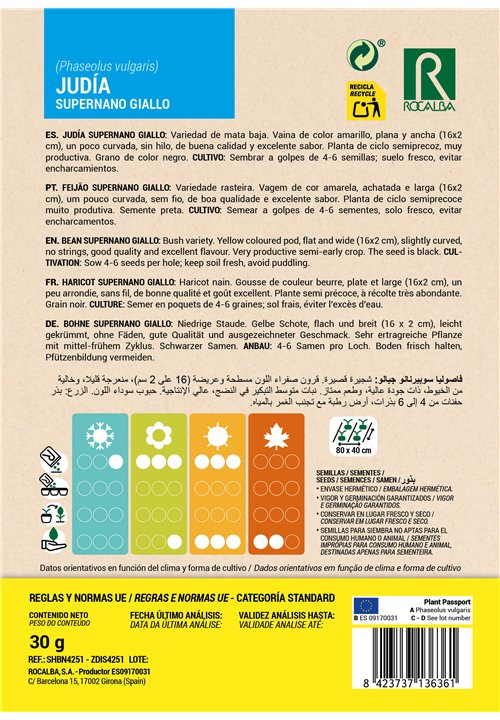 FEIJÃO SUPERNANO GIALLO