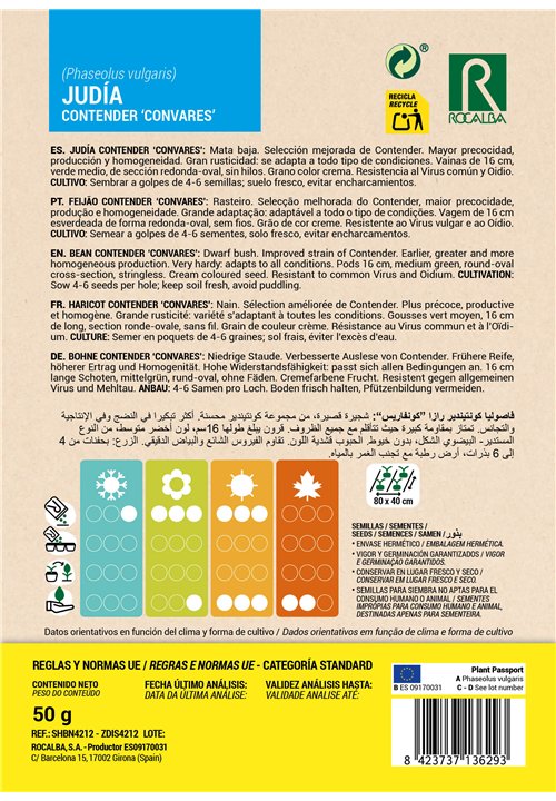FEIJÃO CONTENDER RAZA 'CONVARES'