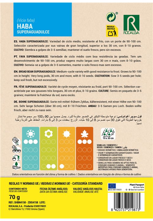 FÈVE SUPERAGUADULCE