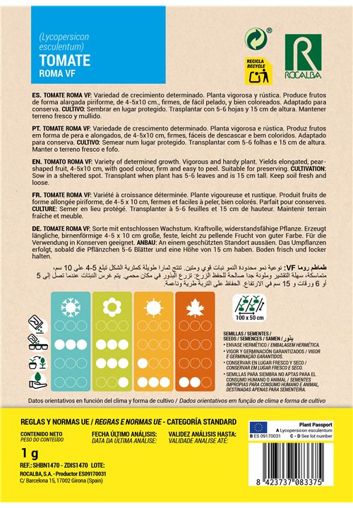 TOMATE ROMA VF