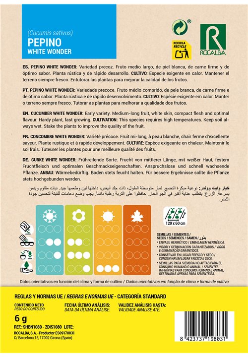PEPINO WHITE WONDER