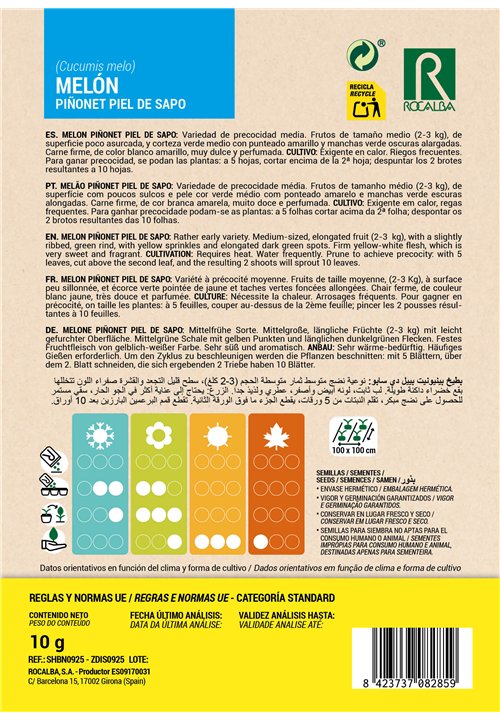 MELON PIÑONET PIEL DE SAPO