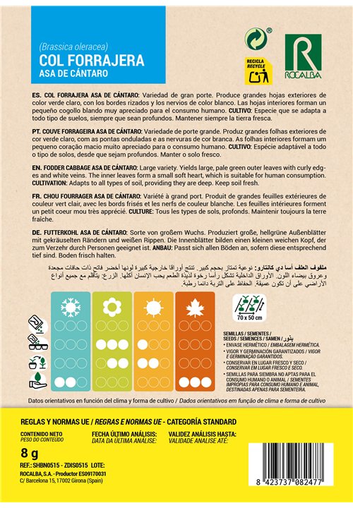 CHOU FOURRAGER ASA DE CÁNTARO