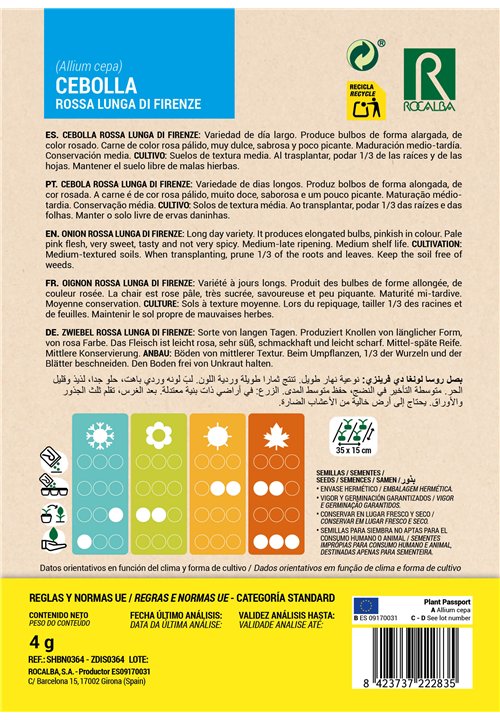 CEBOLLA ROSSA LUNGA DI FIRENZE