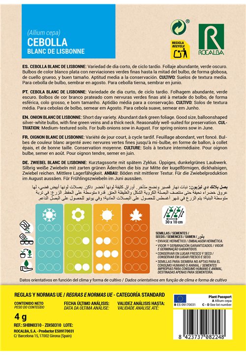 CEBOLA BLANC DE LISBONNE