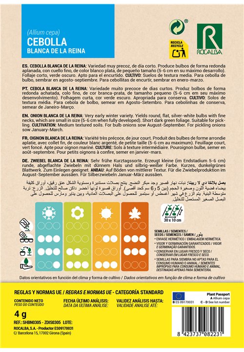 CEBOLLA BLANCA DE LA REINA