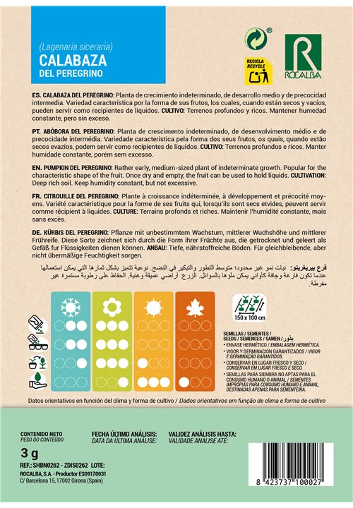 CITROUILLE DEL PEREGRINO