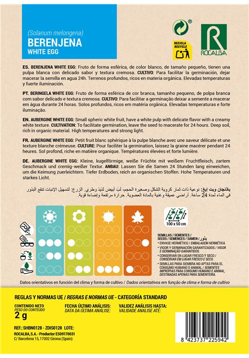 AUBERGINE WHITE EGG