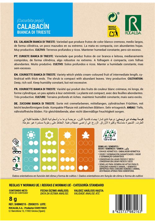 COURGETTE BIANCA DI TRIESTE