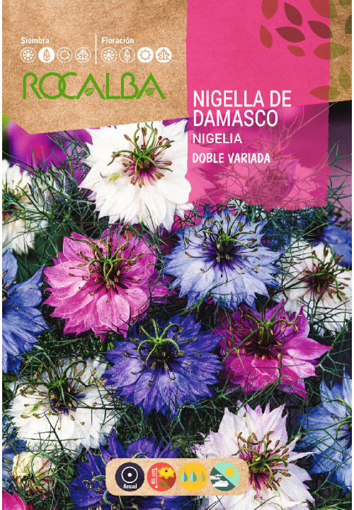 NIGELLA DE DAMASCO DOBLE VARIADA