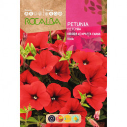 PETUNIA HÍBRIDA COMPACTA ENANA ROJA