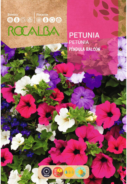 BALCONY HANGING PETUNIA MIXED