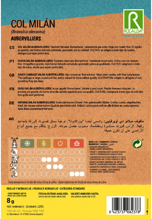 SAVOY CABBAGE MILÁN Aubervilliers