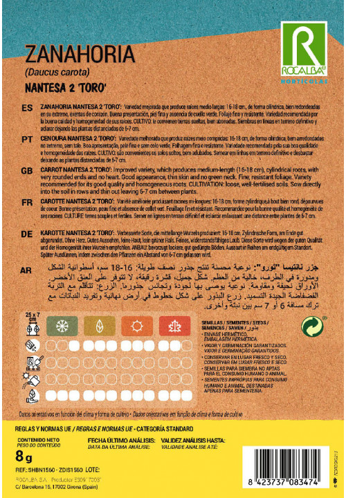 CAROTTE Nantesa 2 'TORO'
