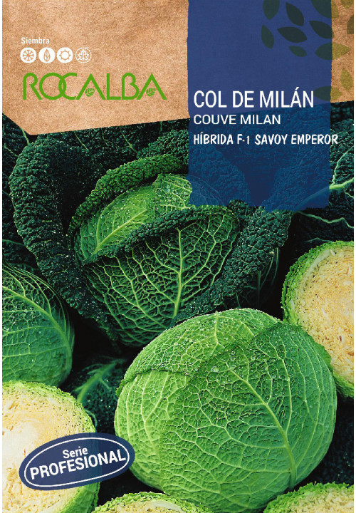 COL DE MILAN HIBRIDA F-1 SAVOY EMPEROR