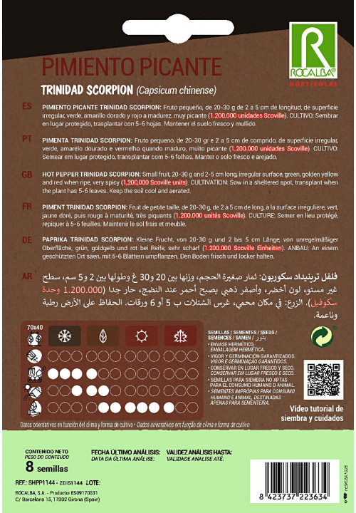 PIMENTO TRINIDAD SCORPION 