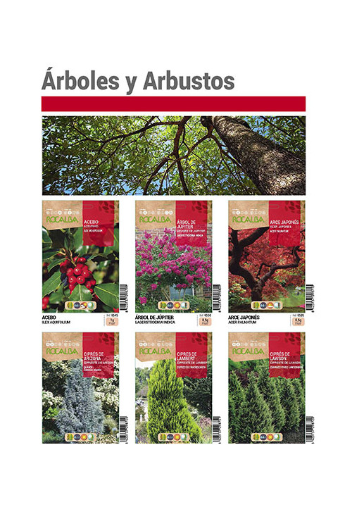 Catálogo árvores